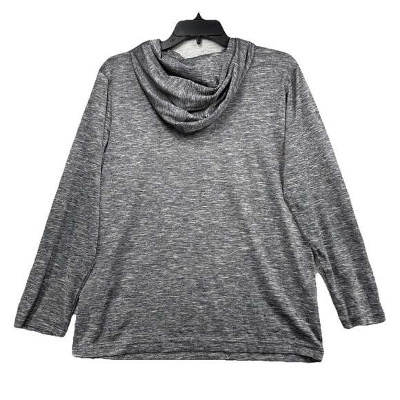 Air‎ Jordan Hoodie Youth XL Gray Dri Fit Spellout Logo Long Sleeve Pullover - Picture 6 of 6